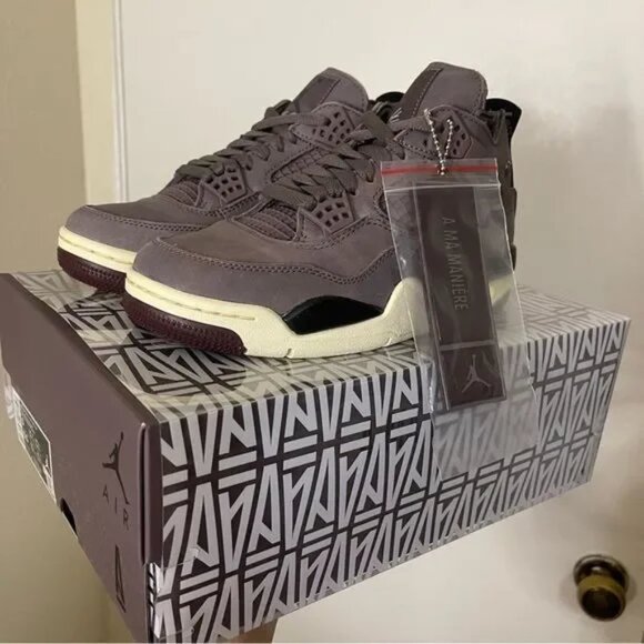 NEW A Ma maniere x Air Jordan 4 Violet Ore - Picture 4 of 6